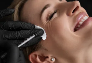 Illustrative placement: Botox for Crow’s Feet