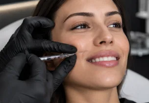 Illustrative placement: Botox for a Gummy Smile